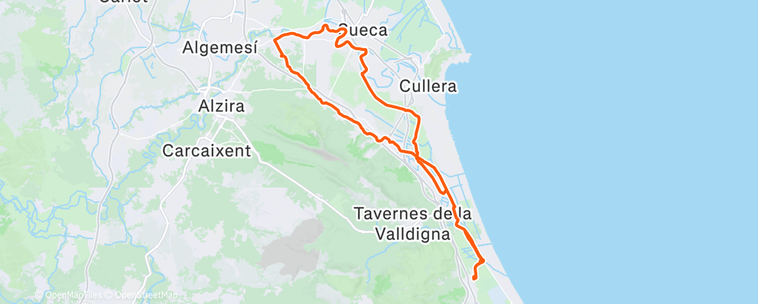 Map of the activity, Benicull (grv)