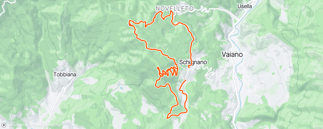 Carte de l'activité Morning Mountain Bike Ride