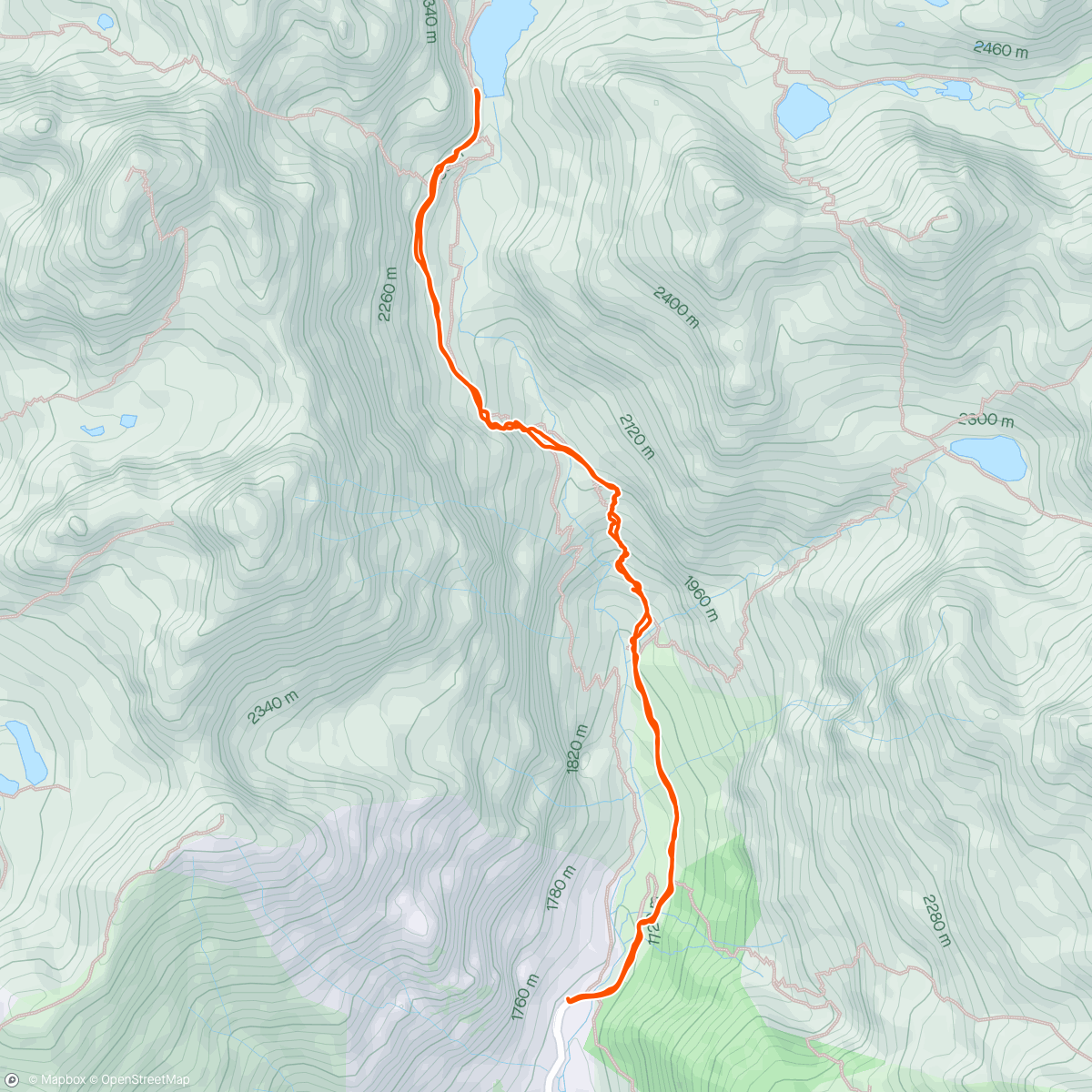 Map of the activity, Tentative avortée de la Gordolasque au Mont Clapiers ( 2ème partie du challenge Prom - Clapiers en vélo ski 🚴‍♀️🎿) à cause de mon retard sur les autres et peut-être bien aussi de ma lenteur 🤪)