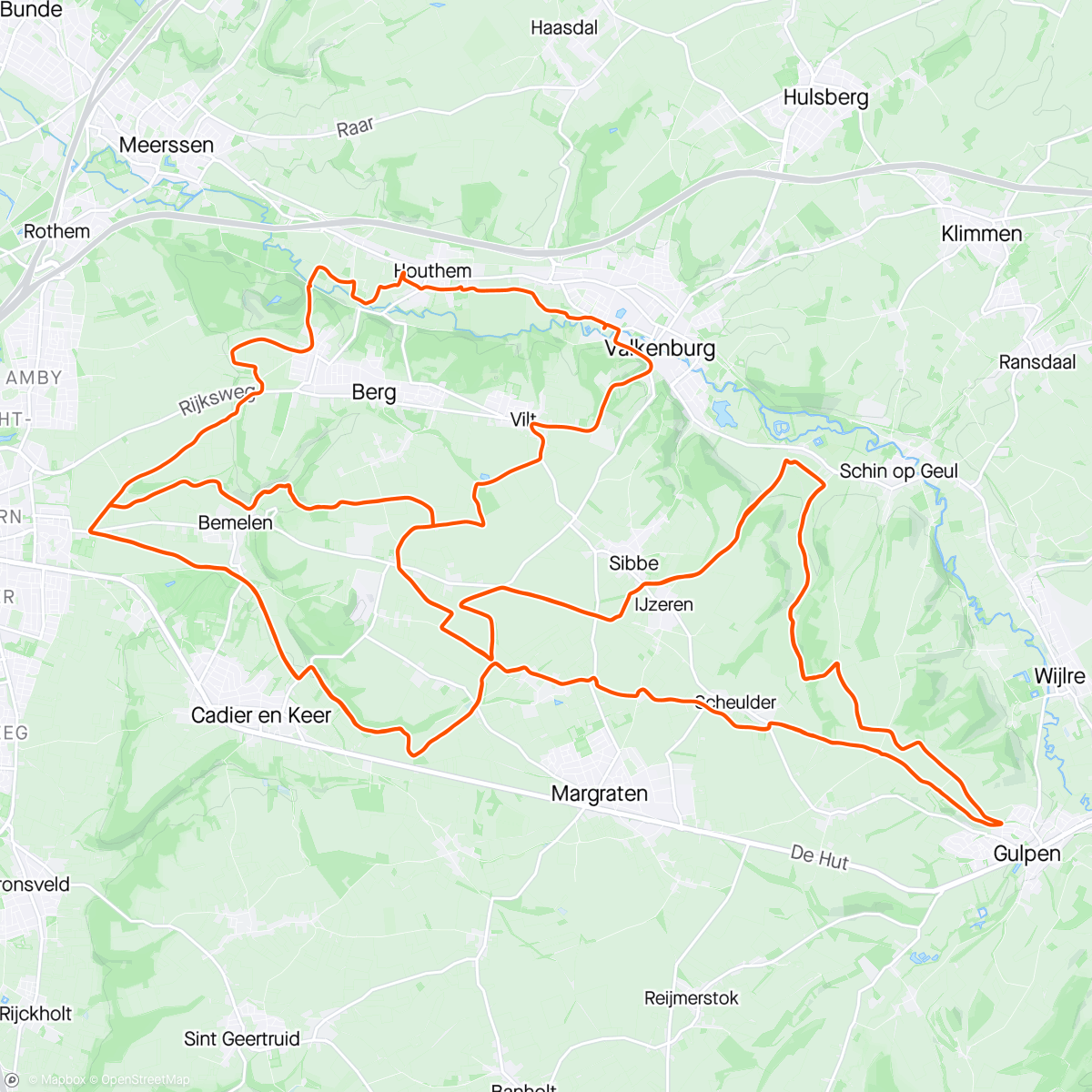 Mapa da atividade, 240428 UCI Gravel World Series Limburg