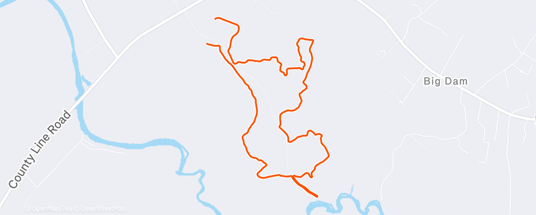 Map of the activity, Cypress Preserve