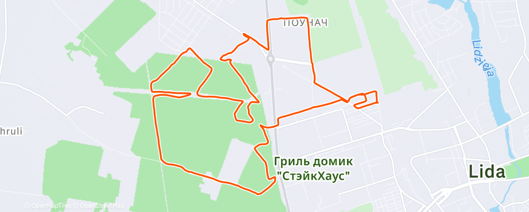 Карта физической активности (Лёгкая метель!)