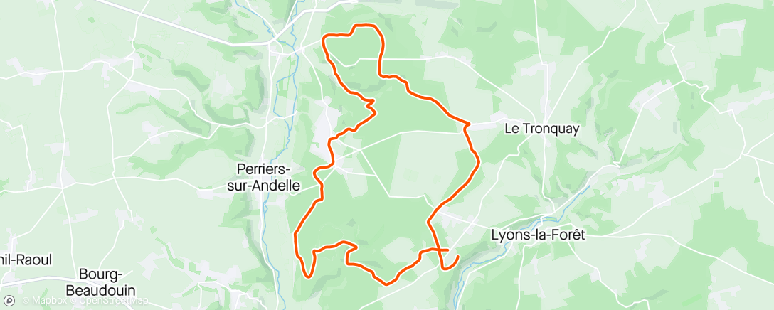 Map of the activity, La renardière 2024