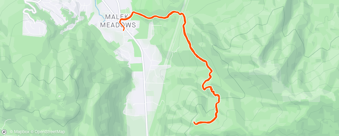 Map of the activity, Poo Poo Point (seriously)