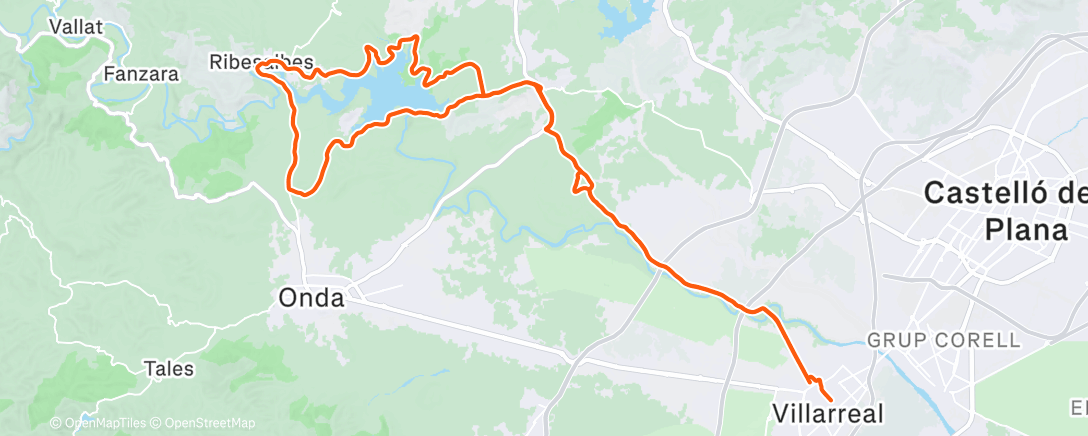 Map of the activity, Morning Gravel Ride