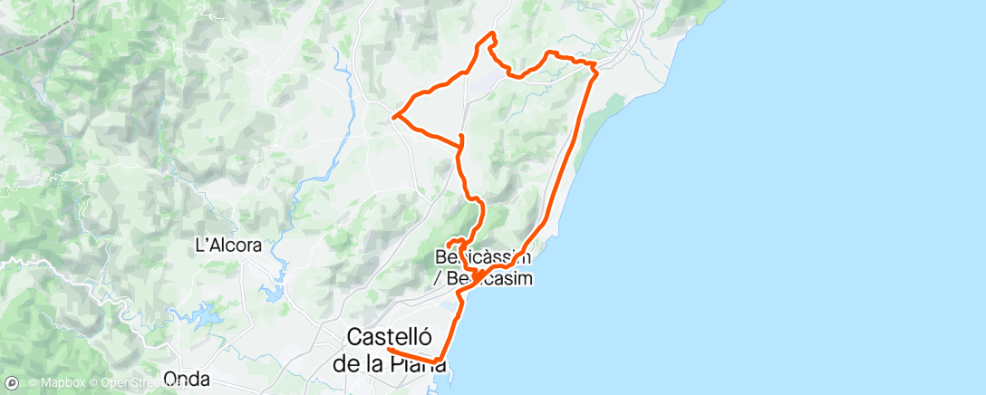 Map of the activity, Vilanova y Madroños