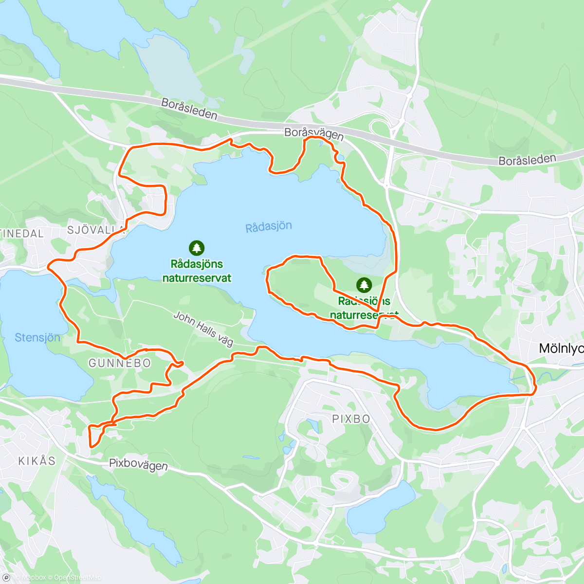 Mapa da atividade, Tour de la flaque 🇸🇪