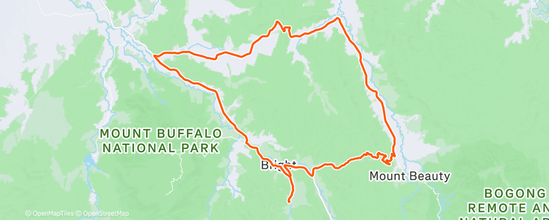 Карта физической активности (Morning Ride)