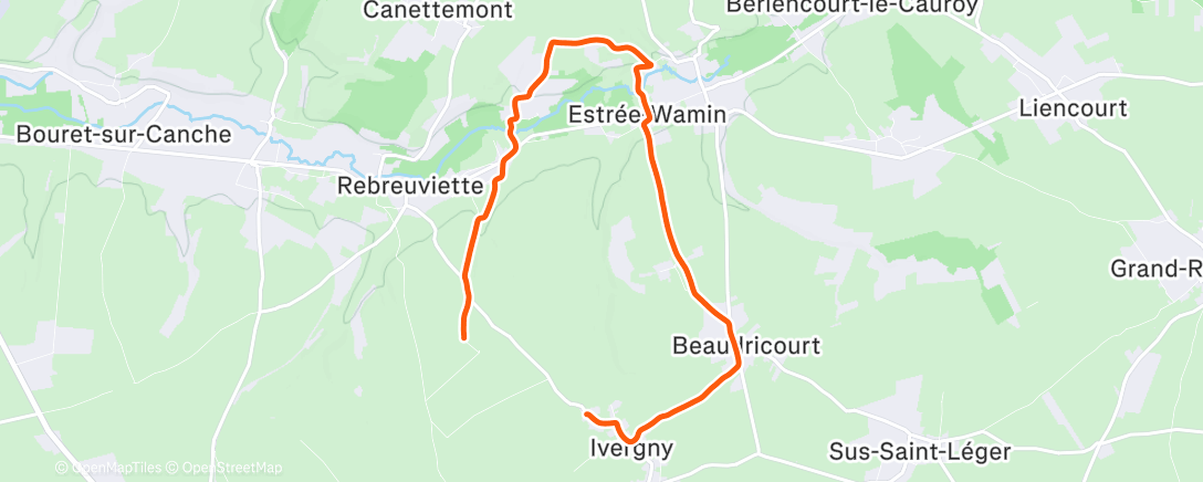 Map of the activity, Run & Bike - Bike