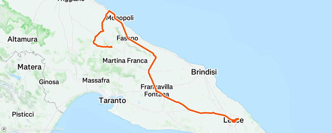 Map of the activity, Giro d'Italia 🇮🇹 - Tappa 4