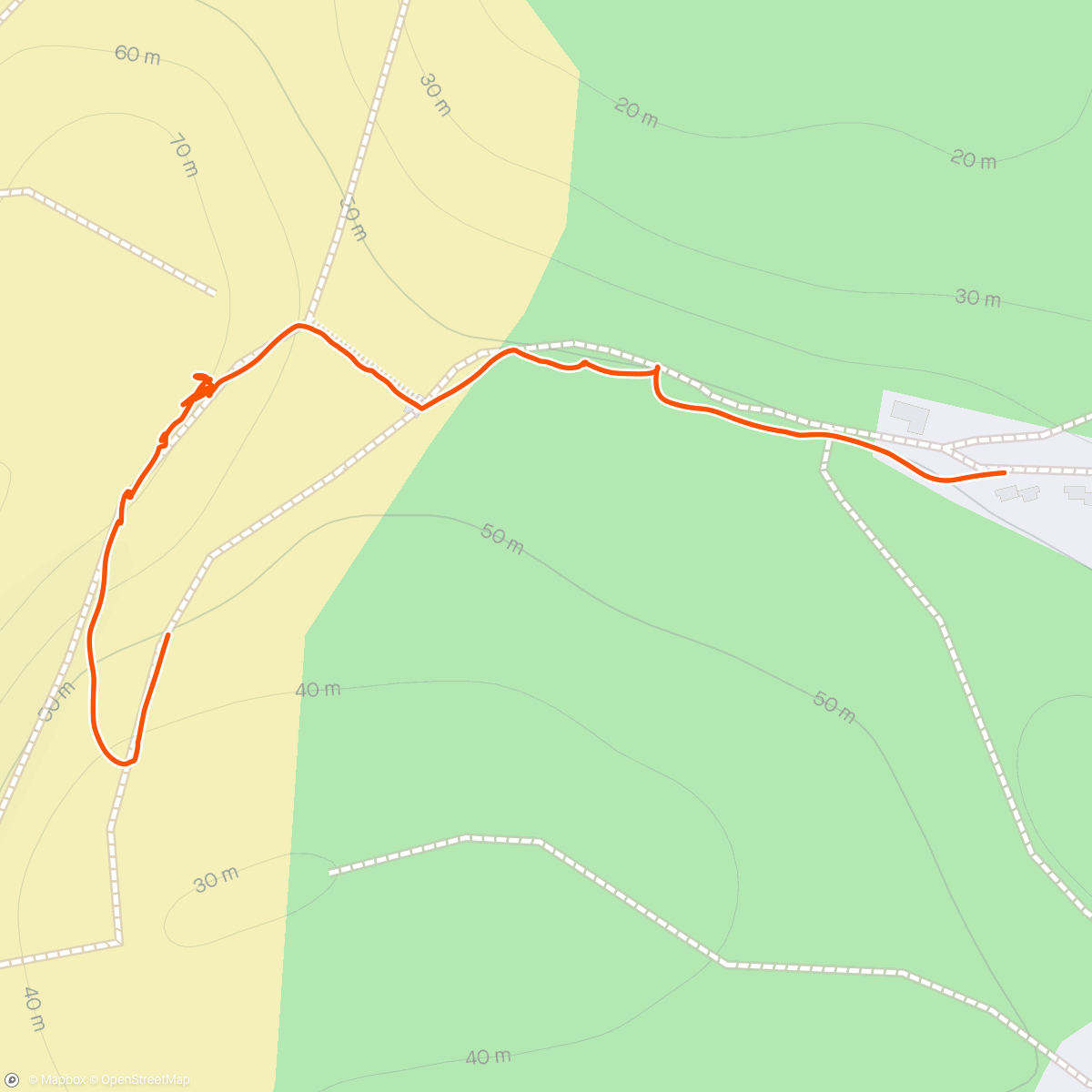 Mapa de la actividad (Balade Dune du Pilât)