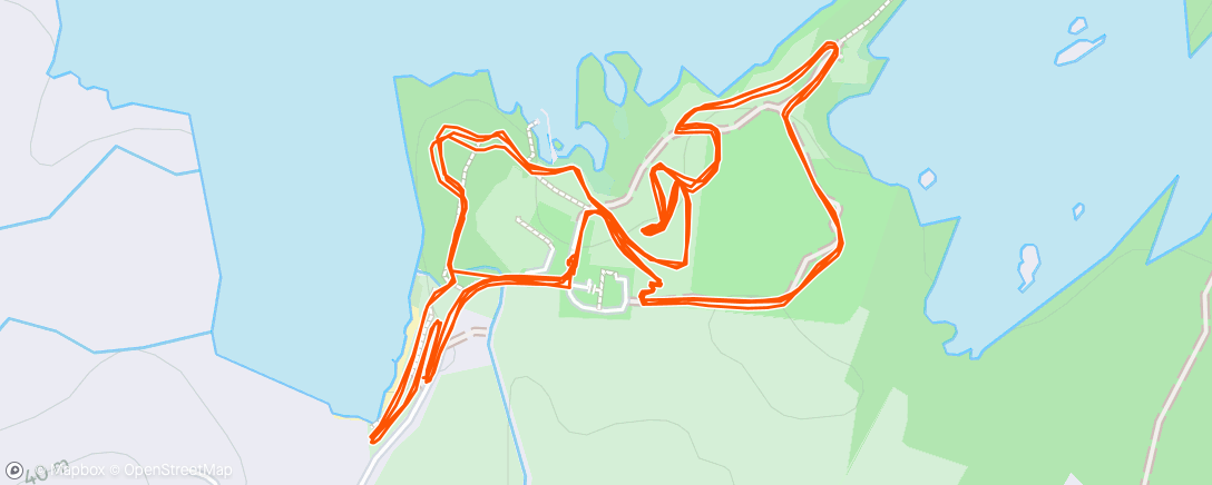 Map of the activity, National cx series rd 2. Western Lakes