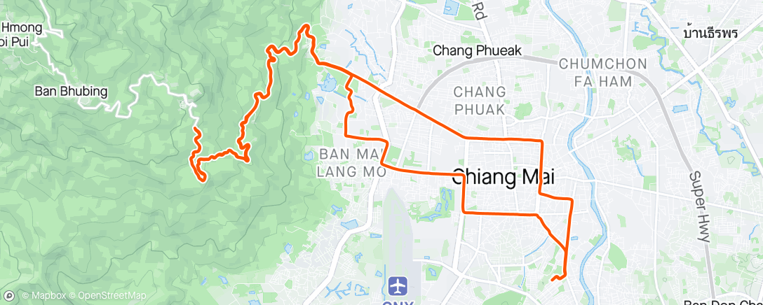 Mapa da atividade, Mucky Morning Ride - VP2 & VP1