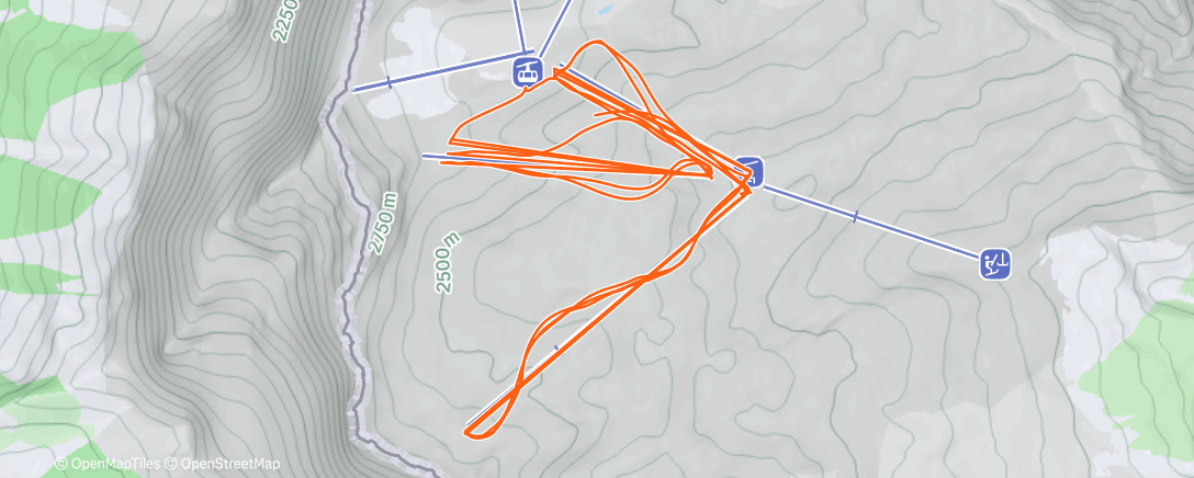Mappa dell'attività Zugspitze