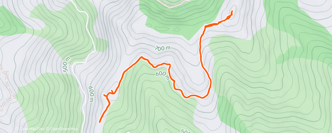 Map of the activity, Akaroa hike