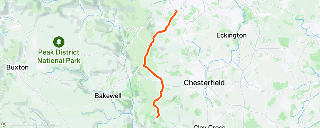Map of the activity, Another fast ride home in the evening sunshine