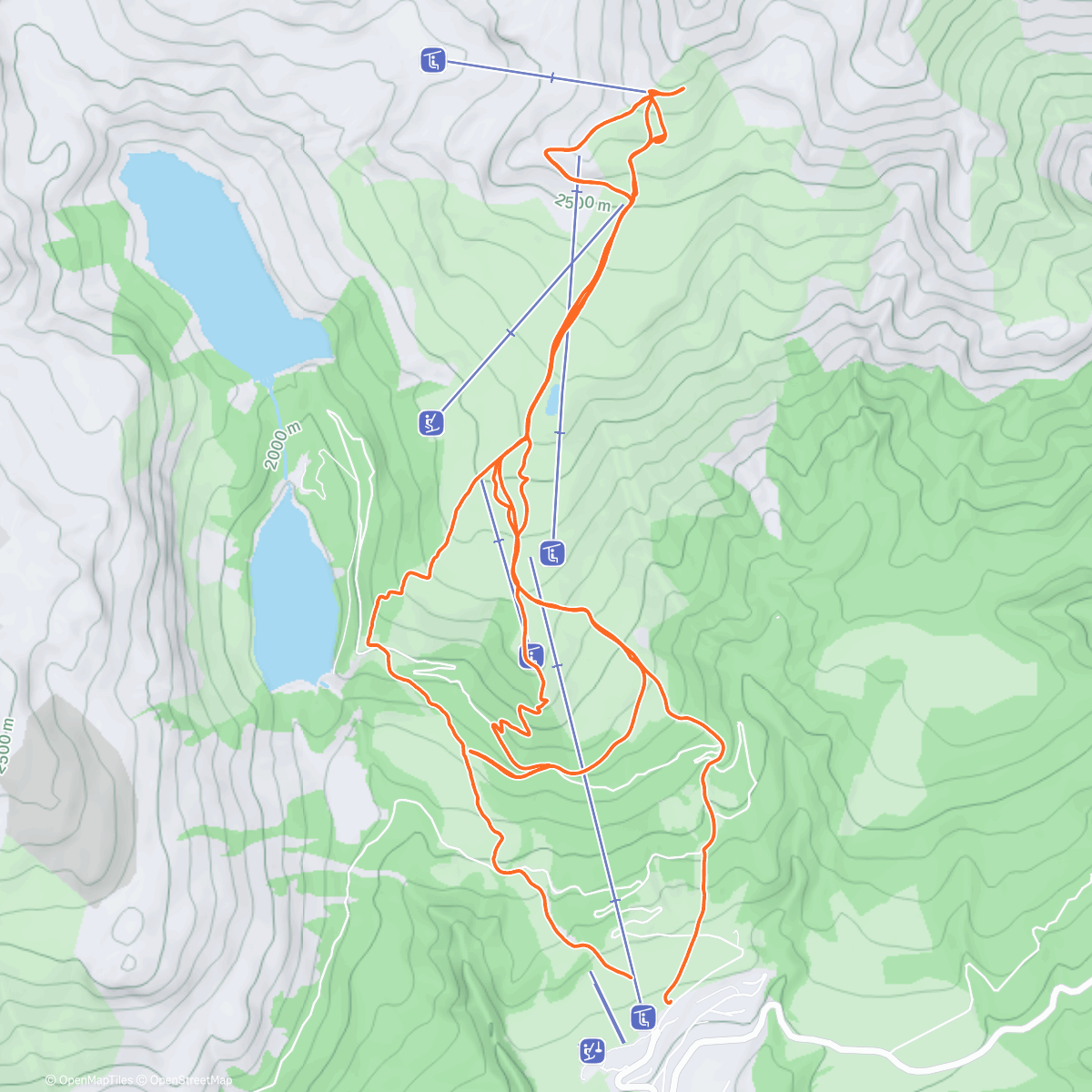 Map of the activity, Skimo Aussois avec Jerem au ☀️