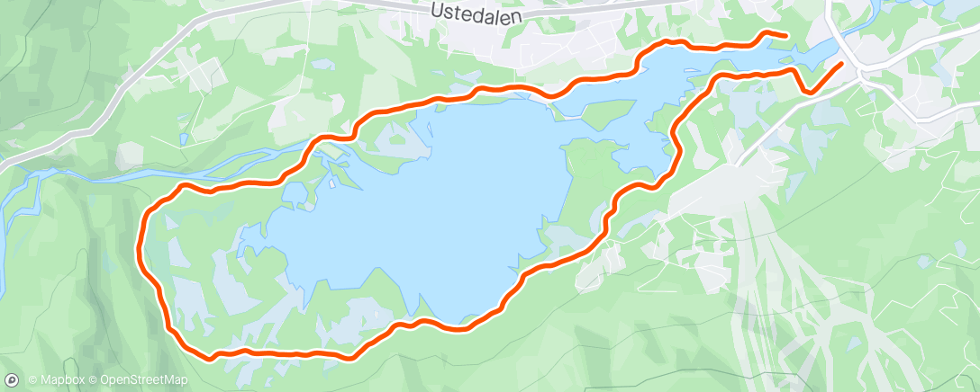 Map of the activity, Klassisk rundt vannet
