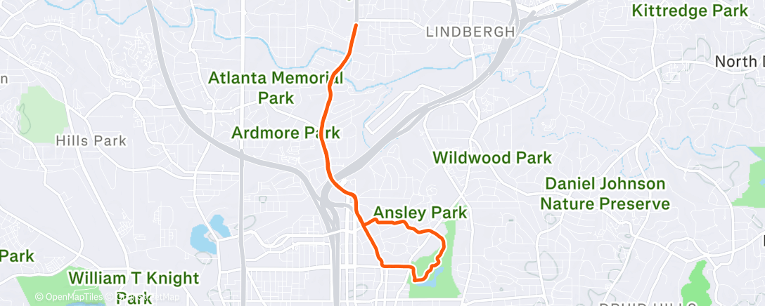 Map of the activity, Seven