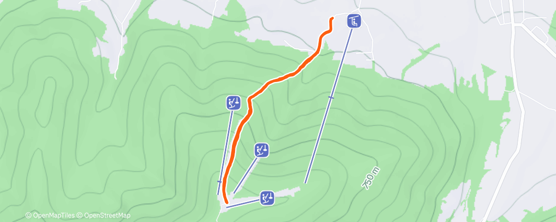 Map of the activity, 2x Jav k snídani