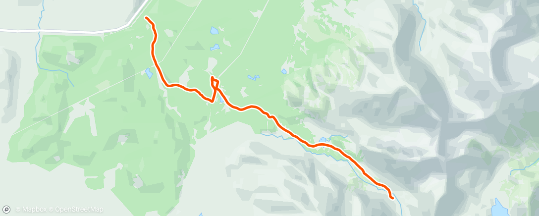 Map of the activity, Северный лыжный заезд (день)