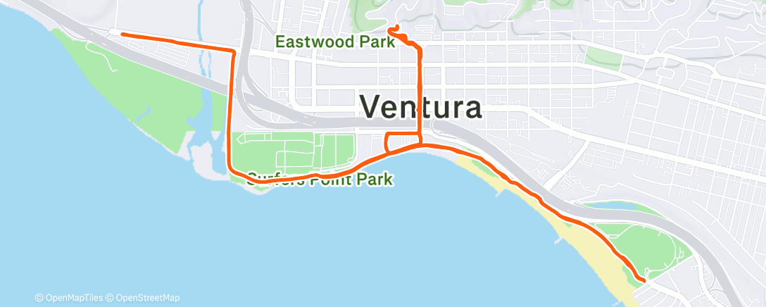 Карта физической активности (Morning Run)