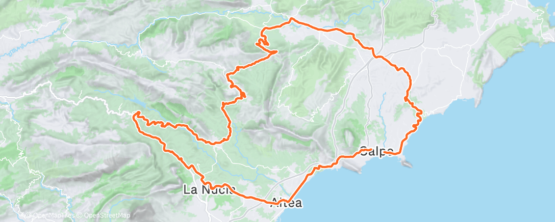 Map of the activity, December team camp D5