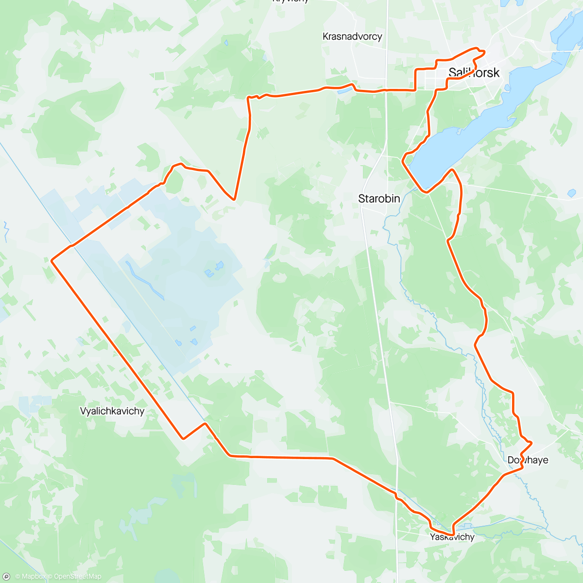 Map of the activity, Вязкие грунты