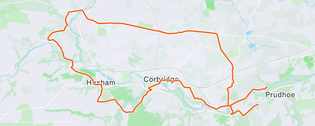 Map of the activity, Morning Ride