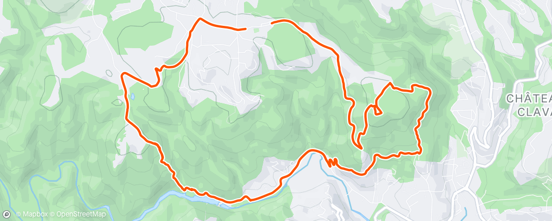 Map of the activity, Sortie VTT jeunes CA Peymeinade