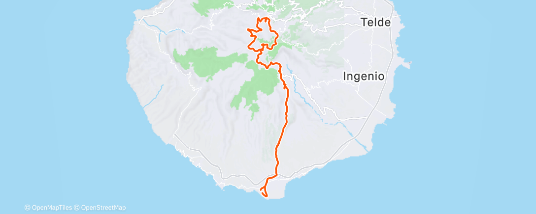 Map of the activity, Radfahren
