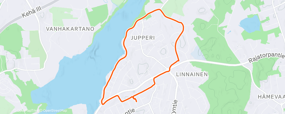 Карта физической активности (Afternoon Walk)