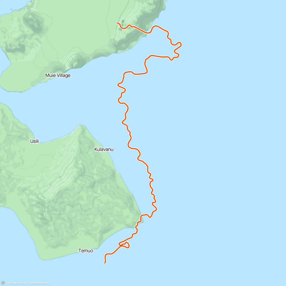 Mappa dell'attività Zwift - Going Coastal in Watopia