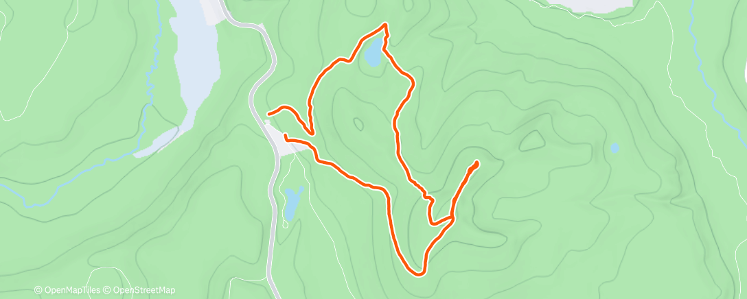 Map of the activity, Frog Butte