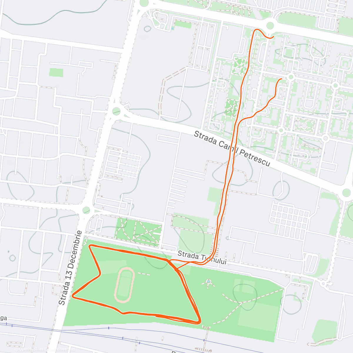 Карта физической активности (Happy Monday cu Brașov Runners)