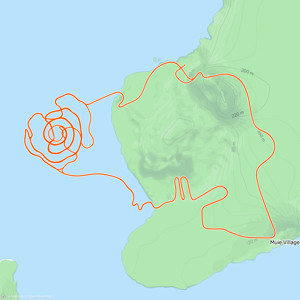 Map of the activity, Zwift - Group Ride: Stage 1 l Off the MAAP l Volcano Climb After Party on Volcano Climb After Party in Watopia