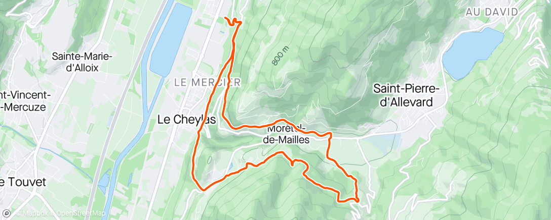 Mappa dell'attività Jambes de bois 🤣 crève carabinée 😩