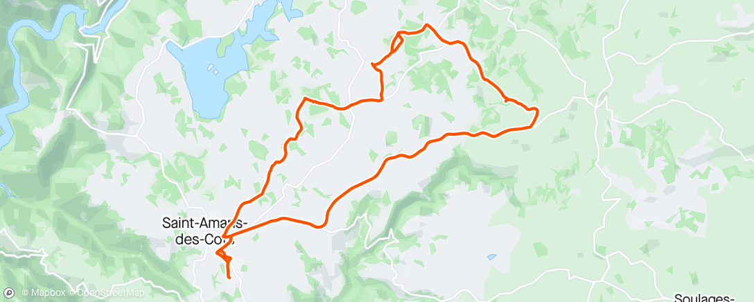 Map of the activity, VTT avec les 5° de la section APPN : 23km en 2h10 avec 520 D+