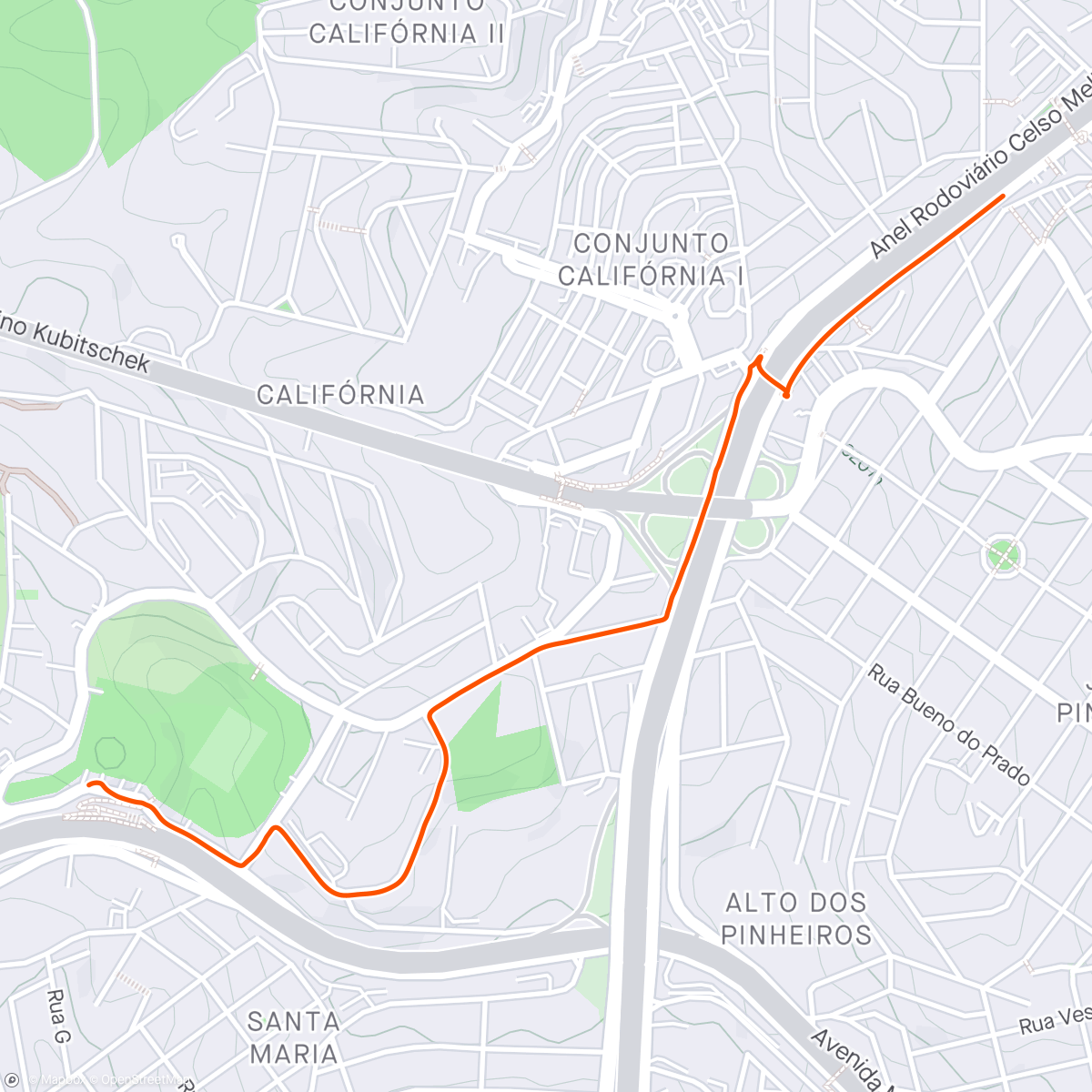 Map of the activity, Galo 2*1 Rosário: começando com o pé direito na libertadores e voltando em 15min pra casa sem pegar trânsito.