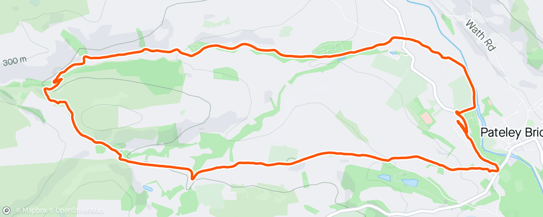 Map of the activity, Morning Trail Run