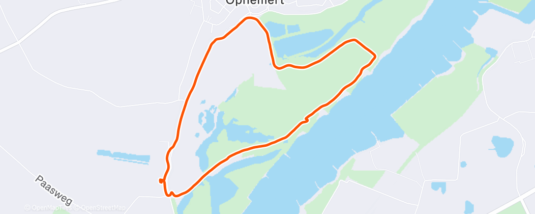 Map of the activity, Rondje piek