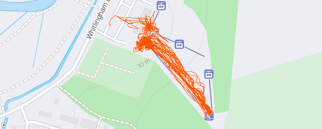 Map of the activity, Adaptive (with some synchronised sit-skis!)