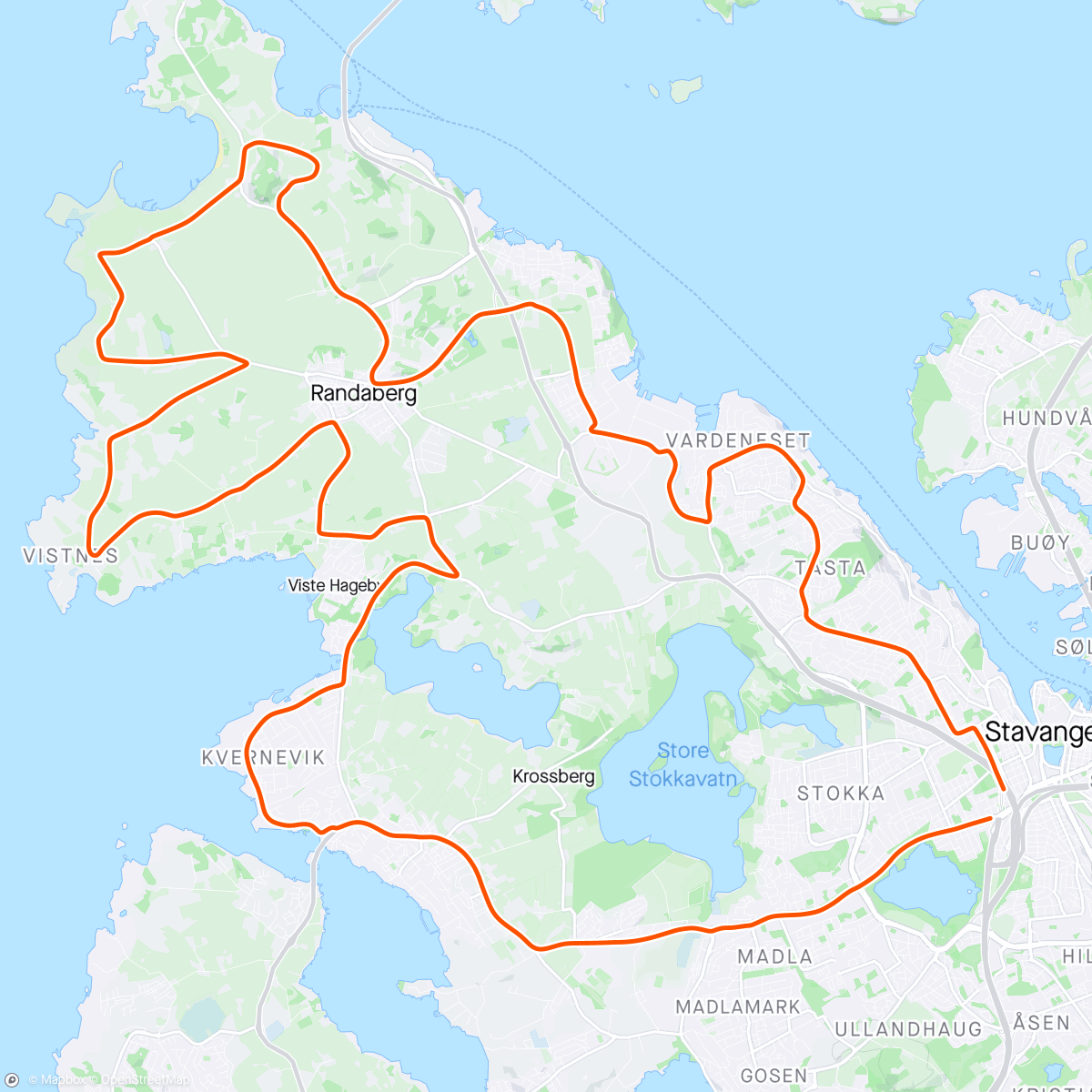Map of the activity, Morning Ride🌝❄️