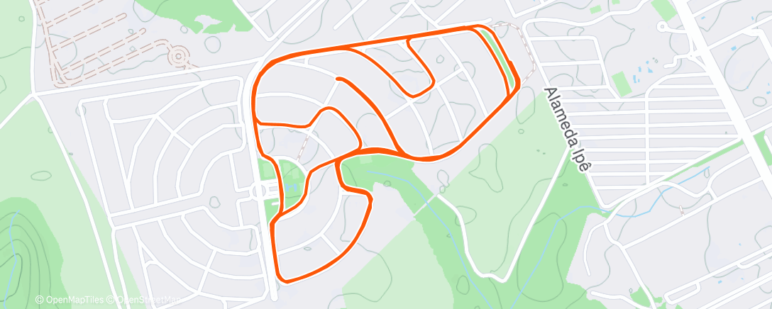 Карта физической активности (Lunch Ride)