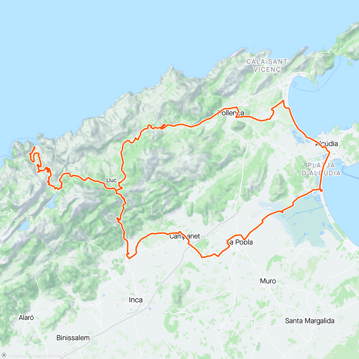 Map of the activity, Sa Colobra /knalltur med Sunnis 👌👌 Epic Route
