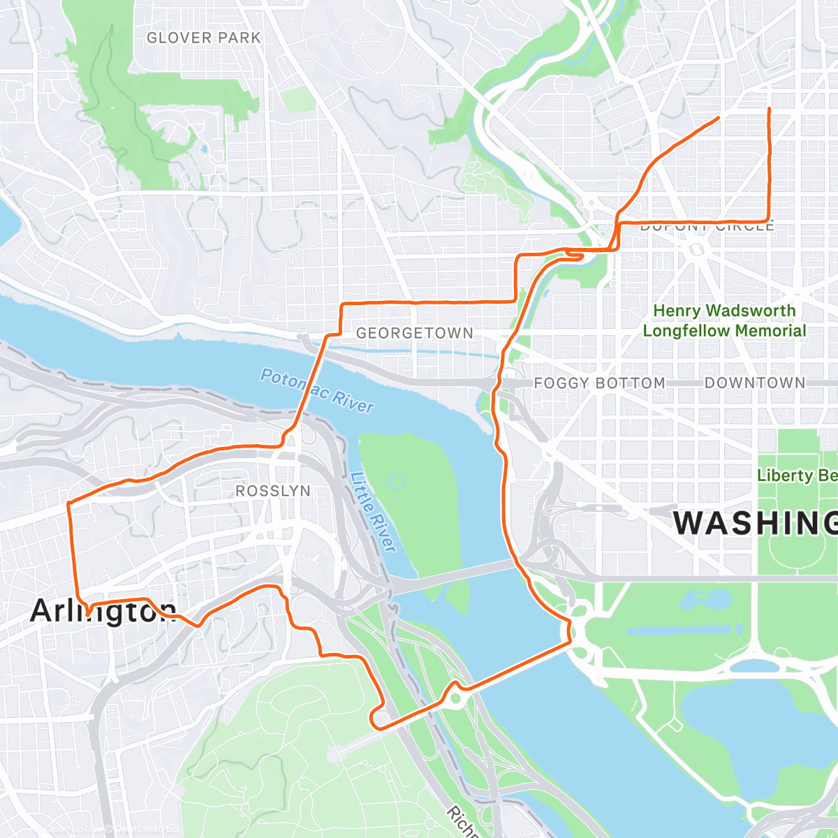 Map of the activity, Arlington Library