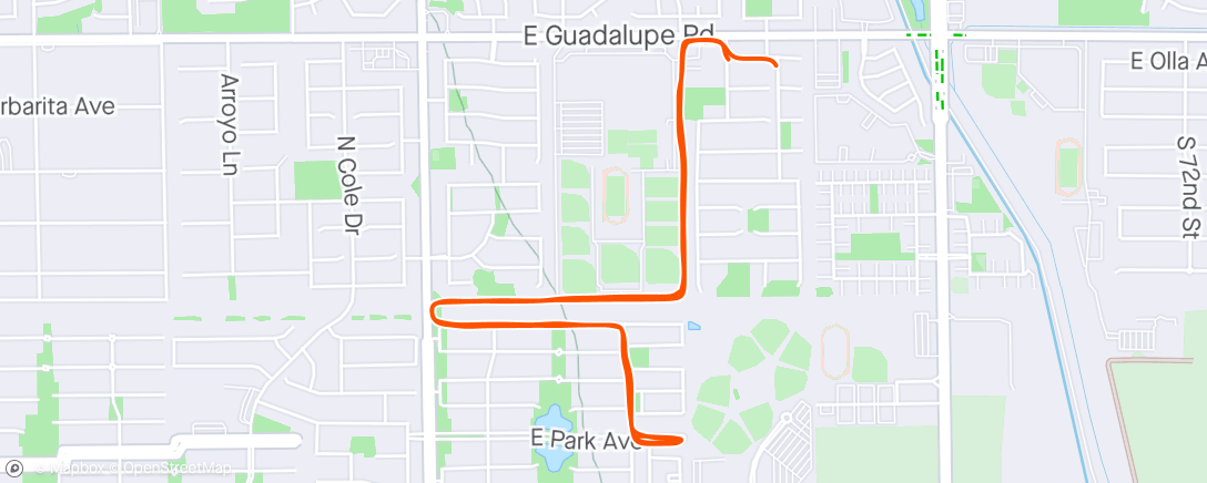 活动地图，Morning Run-taper time 3x 2 minutes