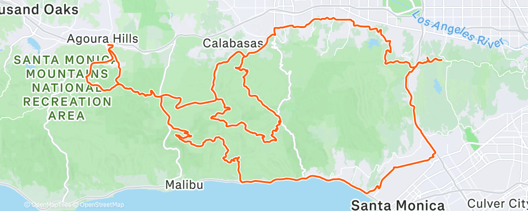 Карта физической активности (Morning Ride)