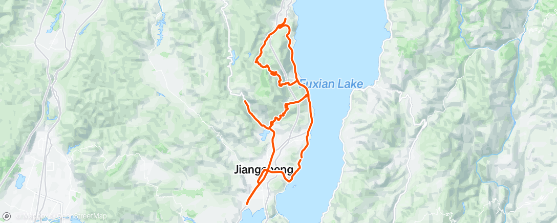 Map of the activity, Morning Ride