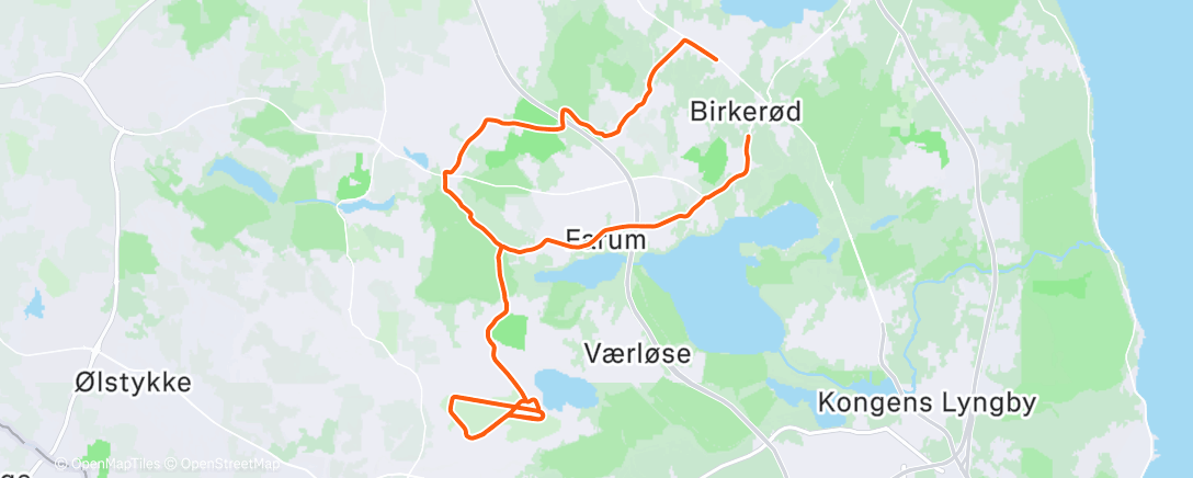 「Cycling」活動的地圖